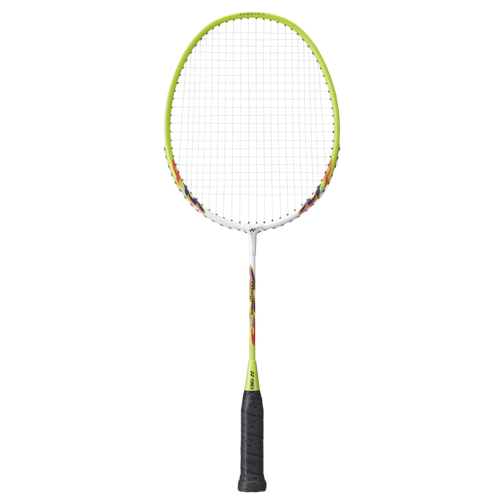 Yonex Muscle Power 2 Junior badmintonracket i vitt och gult